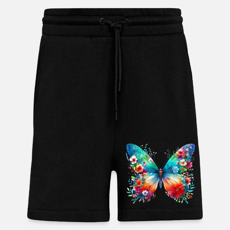 Butterfly - Shorts - made by SPREAD - SOLID BLACK