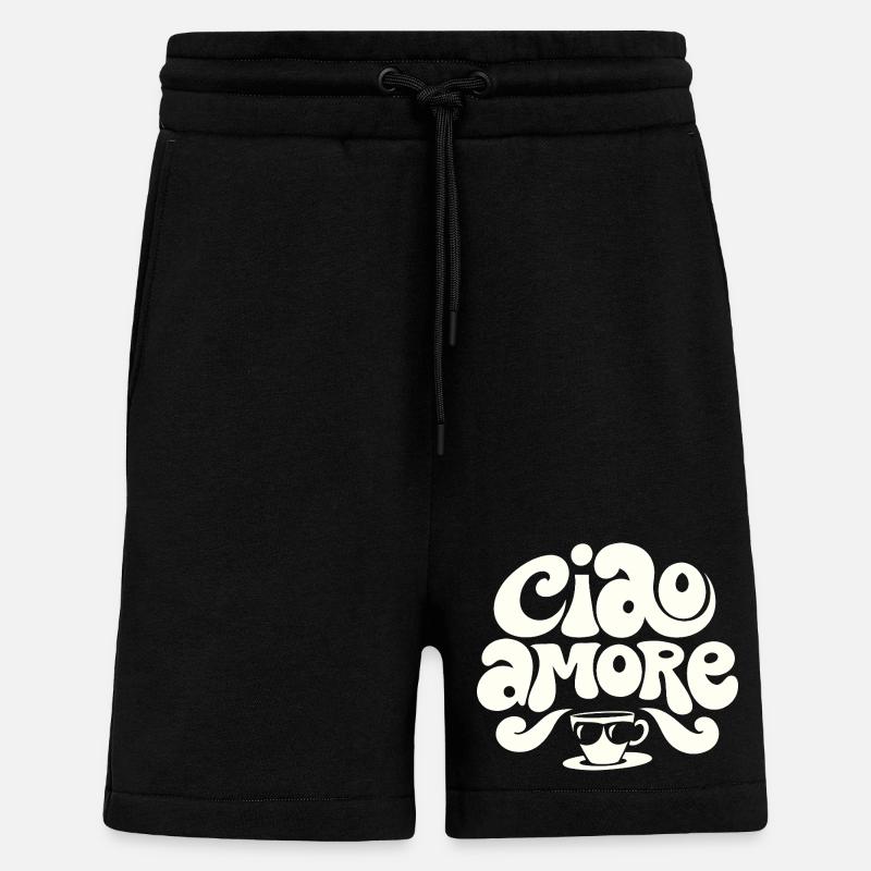 Ciao Amore Cappuccino - Short bio décontracté fabriqué en UE - SOLID BLACK
