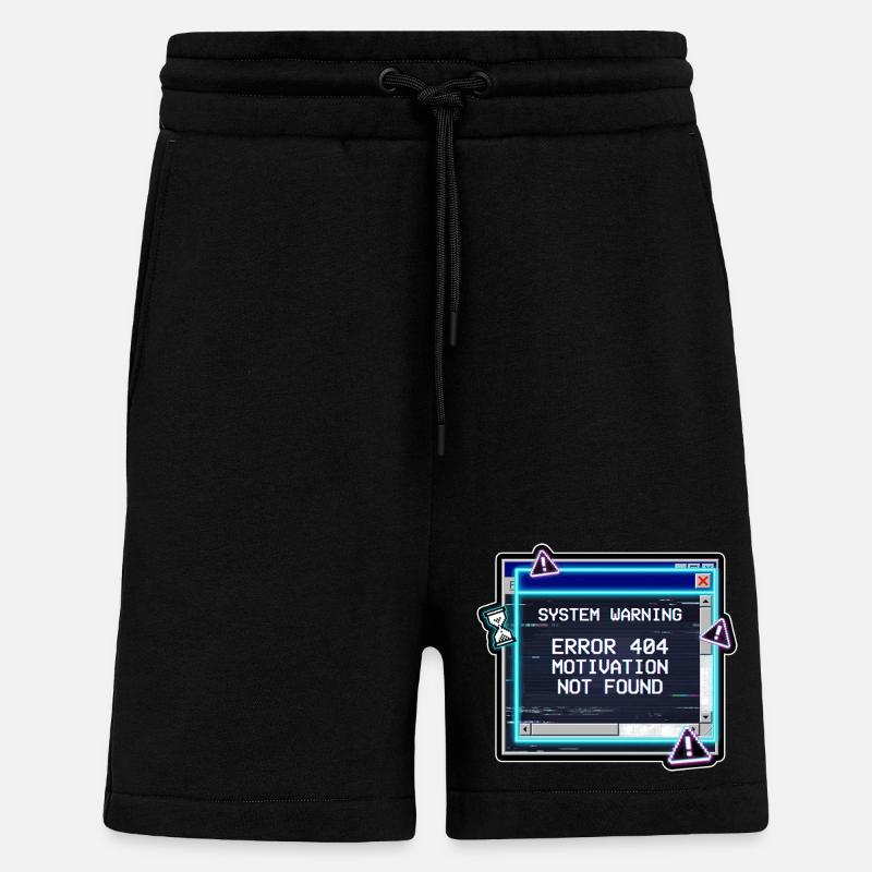 Erreur 404 : Bug de motivation - Short bio décontracté fabriqué en UE - SOLID BLACK