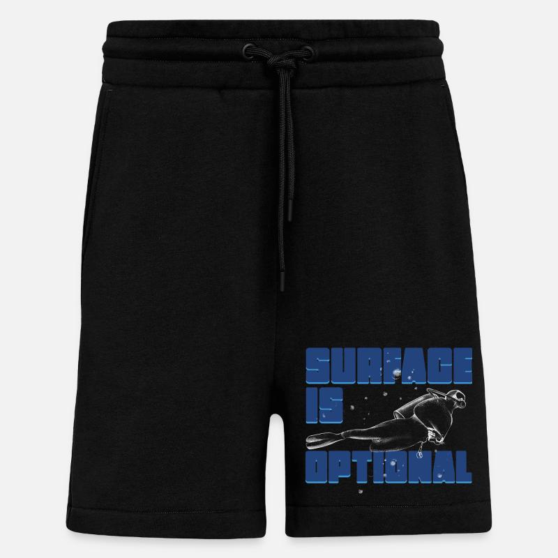 Divers Scuba Diving Diving - Shorts - made by SPREAD - SOLID BLACK