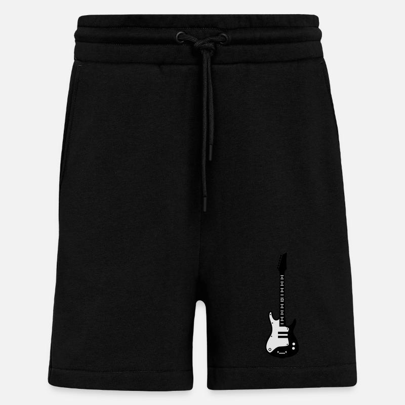 Gitarre - Shorts - made by SPREAD - SOLID BLACK