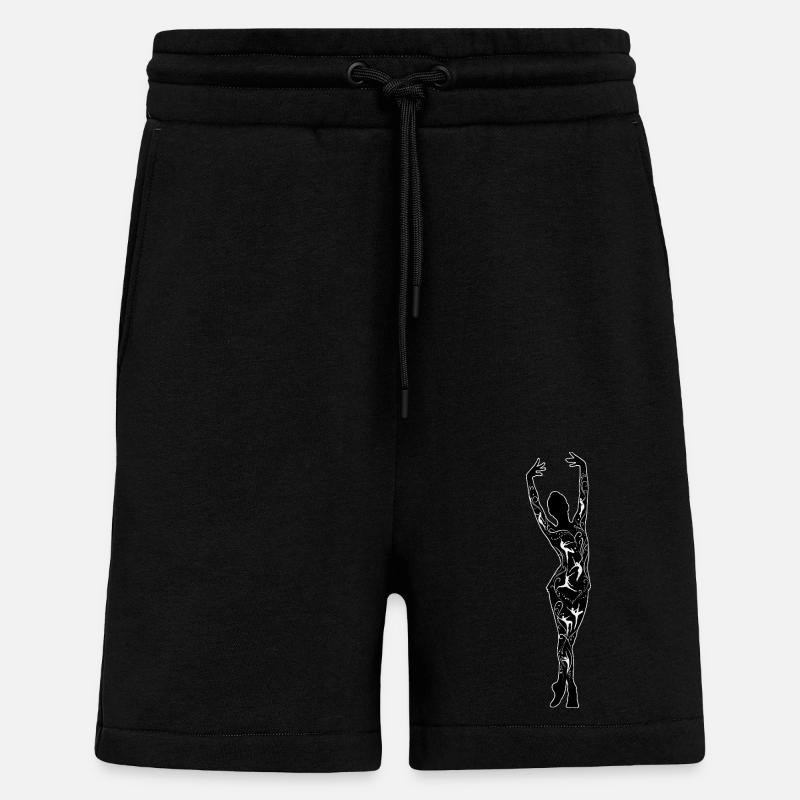 Tänzer mit Tänzern - Shorts - made by SPREAD - SOLID BLACK