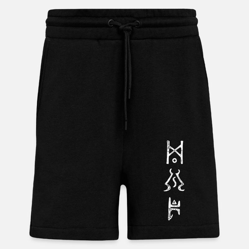 Enigma for Gamers - Shorts - made by SPREAD - SOLID BLACK