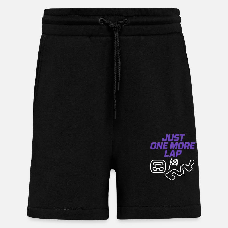 Just one more Lap - Shorts - made by SPREAD - SOLID BLACK