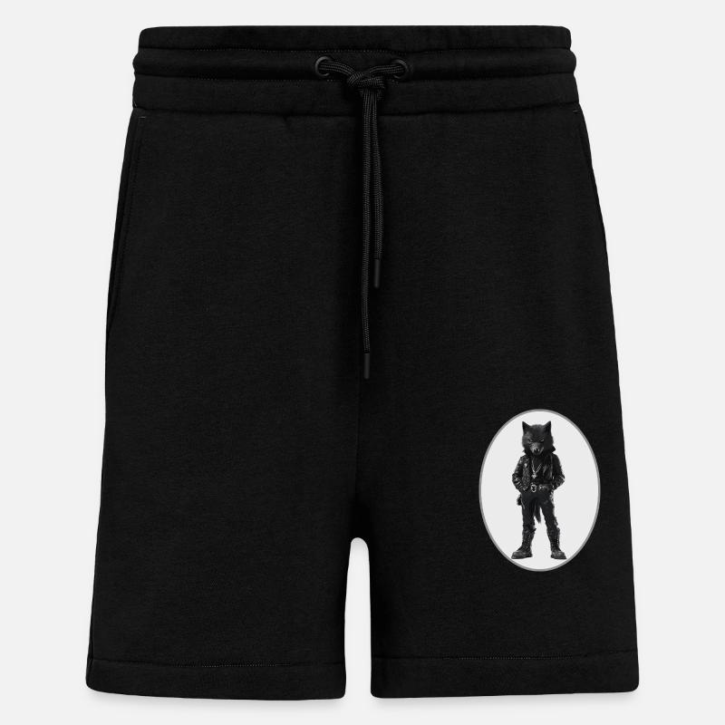 Wolf - Shorts - made by SPREAD - SOLID BLACK
