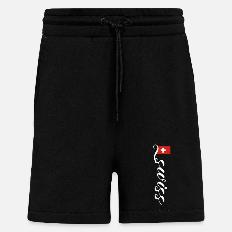 Schweiz - Shorts - made by SPREAD - SOLID BLACK
