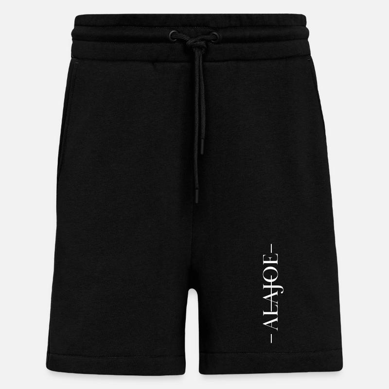 NEW Alajoe - Short bio décontracté fabriqué en UE - SOLID BLACK