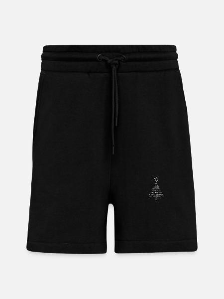 Albero di Natale - Natale - Buon Natale - Pantaloncini ecologici casual Made in UE - SOLID BLACK