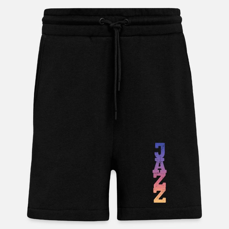 Jazz - Short bio décontracté fabriqué en UE - SOLID BLACK