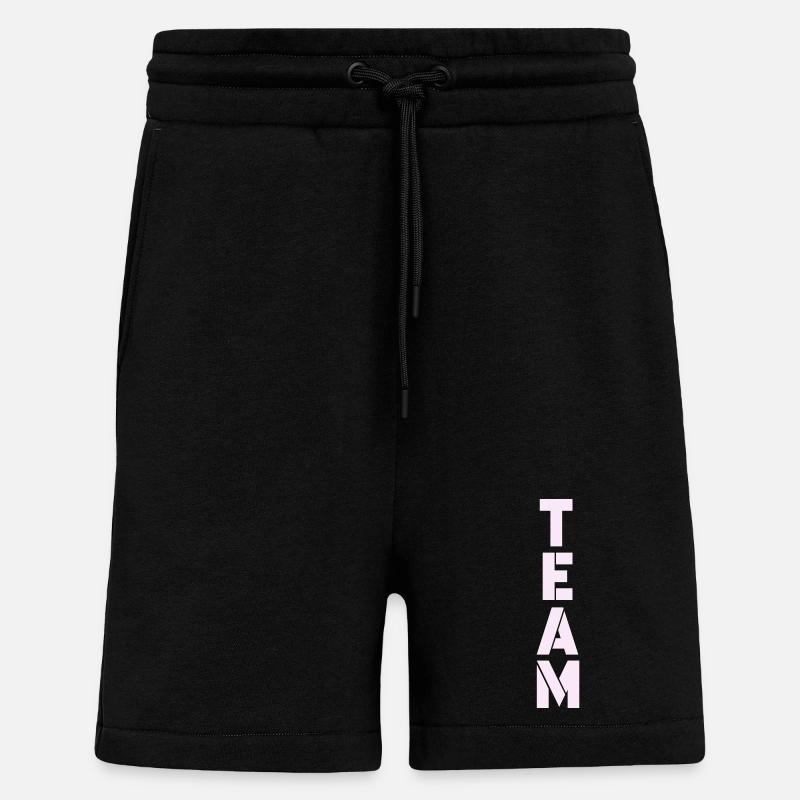 Team - Shorts - made by SPREAD - SOLID BLACK