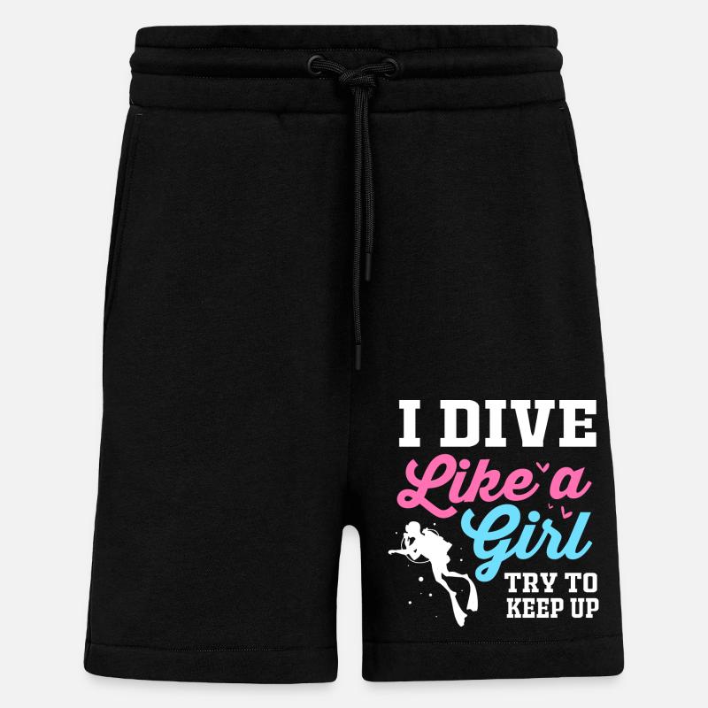 Tauchen - Shorts - made by SPREAD - SOLID BLACK