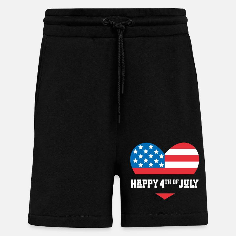 Frohen 4. Juli - Shorts - made by SPREAD - SOLID BLACK