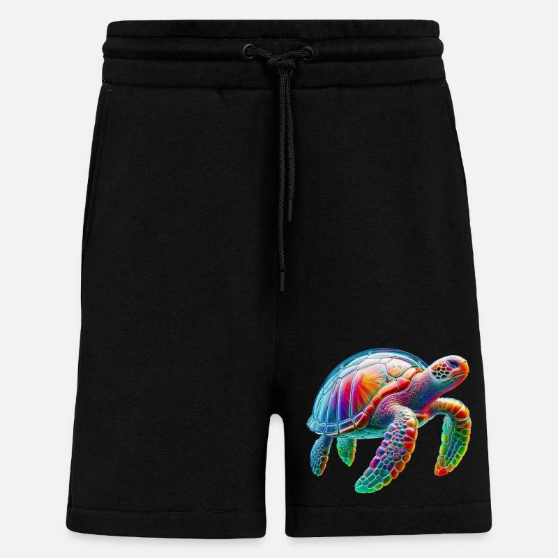 Tortue - Short bio décontracté fabriqué en UE - SOLID BLACK