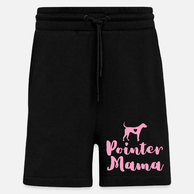German Pointer Mom Pointer Mama - Shorts - made by SPREAD - SOLID BLACK