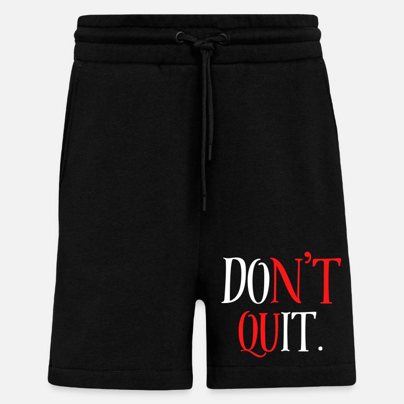 Gib nicht auf - Shorts - made by SPREAD - SOLID BLACK
