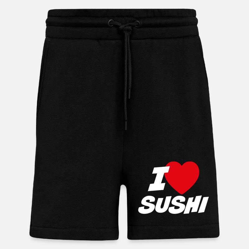 Ich liebe Sushi - Shorts - made by SPREAD - SOLID BLACK