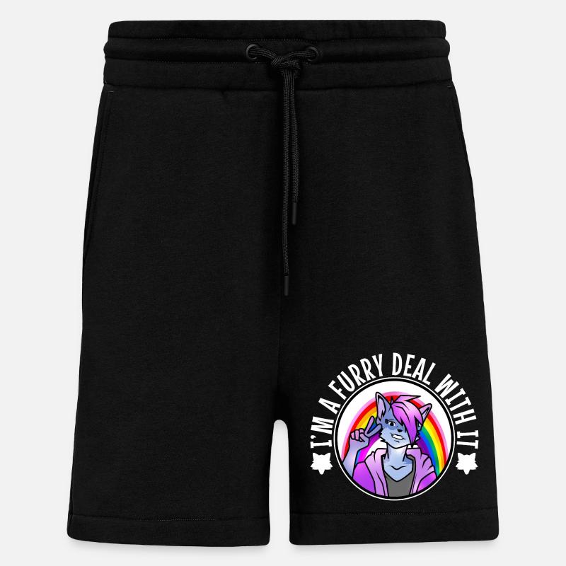 Je suis un plâtre avec ça - Short bio décontracté fabriqué en UE - SOLID BLACK