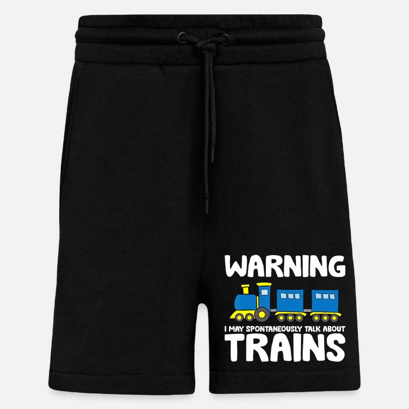 Spontaner Zug Talk Abschlag - Shorts - made by SPREAD - SOLID BLACK