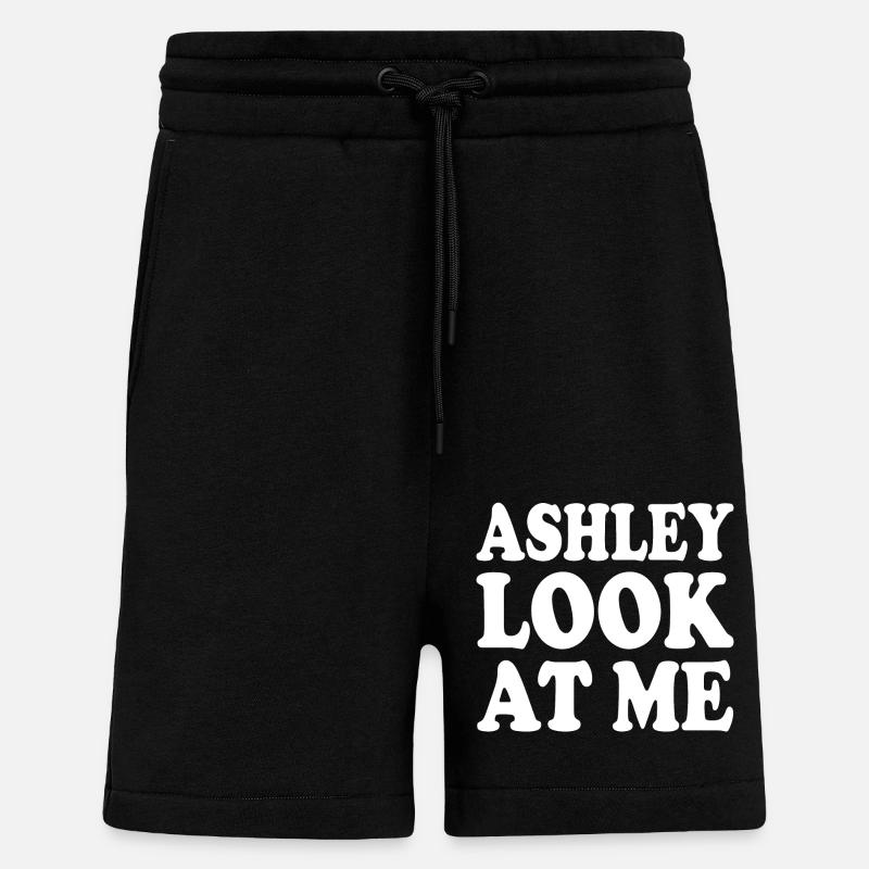 Ashley look at me - Short bio décontracté fabriqué en UE - SOLID BLACK