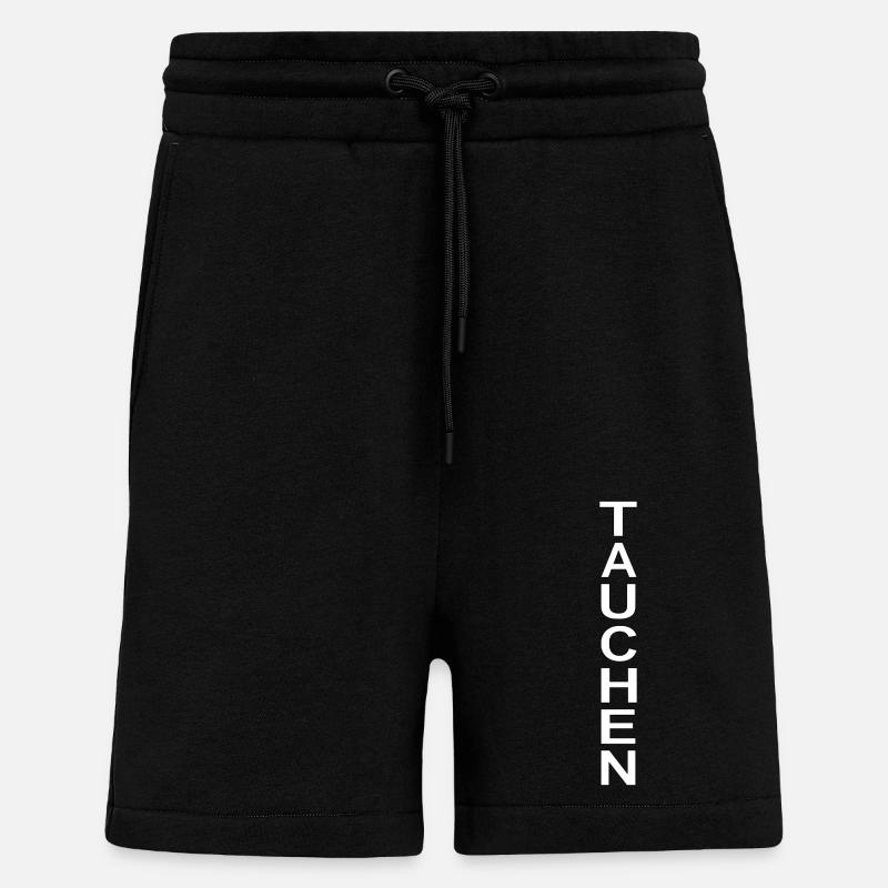 Diving Scripture Gift - Shorts - made by SPREAD - SOLID BLACK