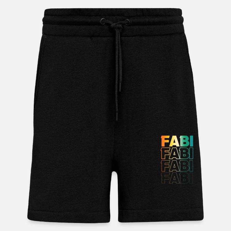 Fabien - Short bio décontracté fabriqué en UE - SOLID BLACK