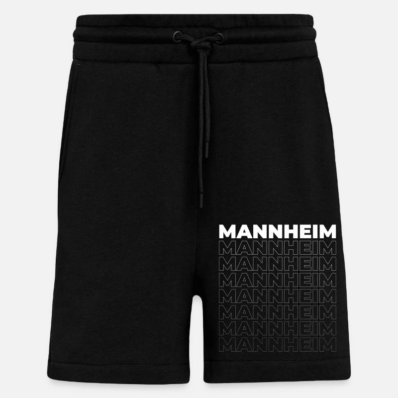 Mannheim - Short bio décontracté fabriqué en UE - SOLID BLACK
