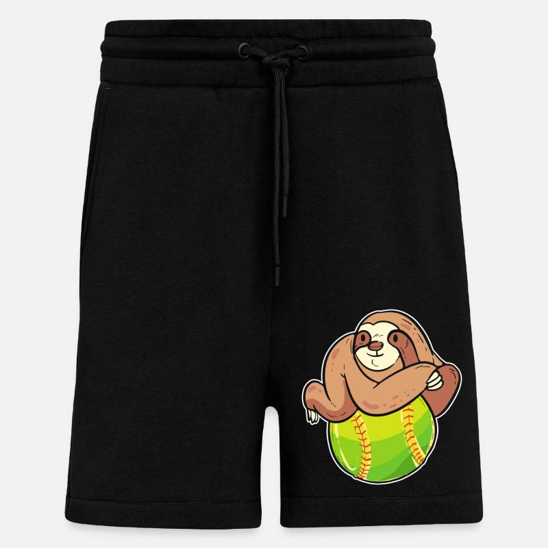 Softball Softball-Spieler - Shorts - made by SPREAD - SOLID BLACK
