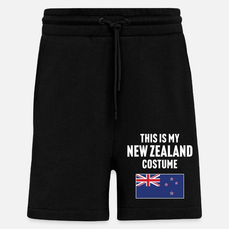 C’est mon costume néo-zélandais - Short bio décontracté fabriqué en UE - SOLID BLACK