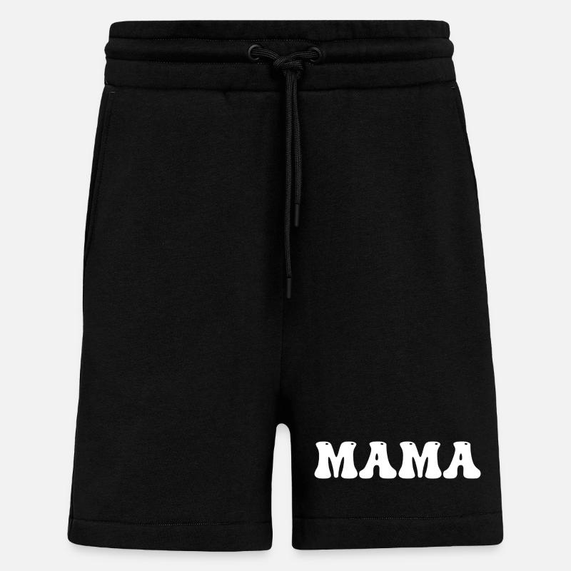 Maman - Meilleure maman - Short bio décontracté fabriqué en UE - SOLID BLACK