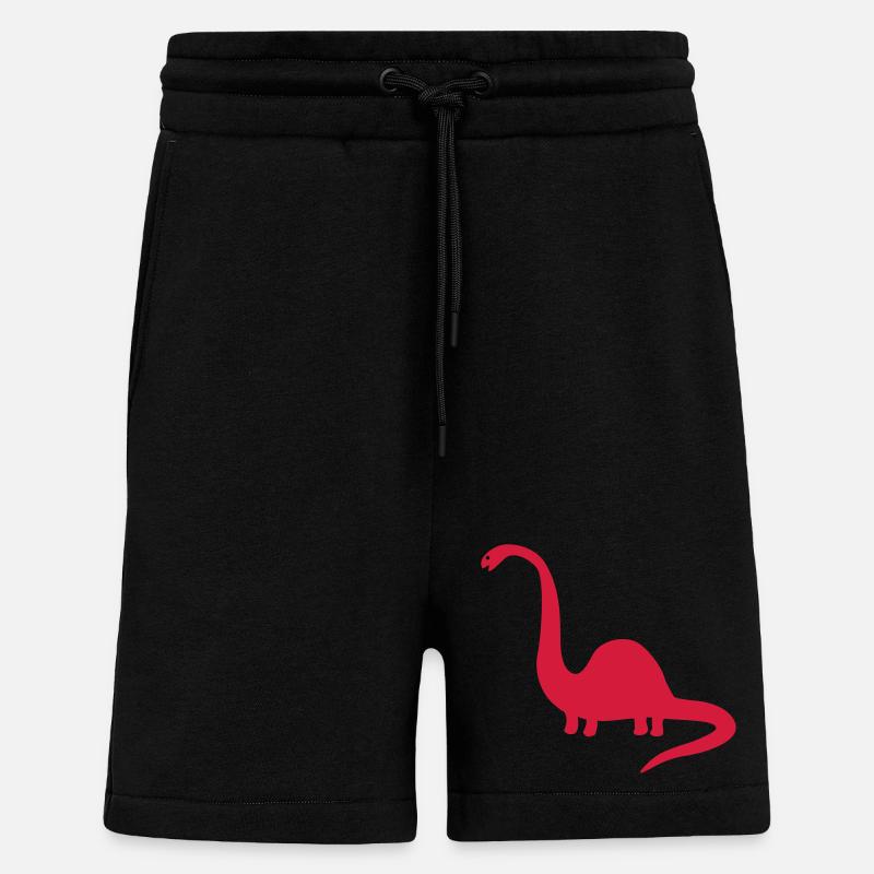 dinosaurier urtier tier - Shorts - made by SPREAD - SOLID BLACK