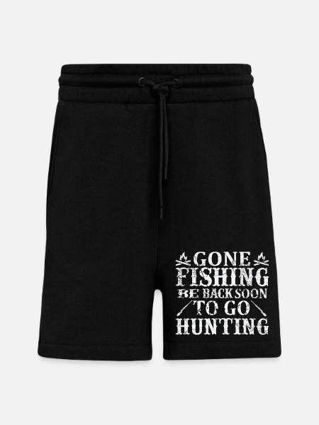 Angler Motif - Shorts - made by SPREAD - SOLID BLACK