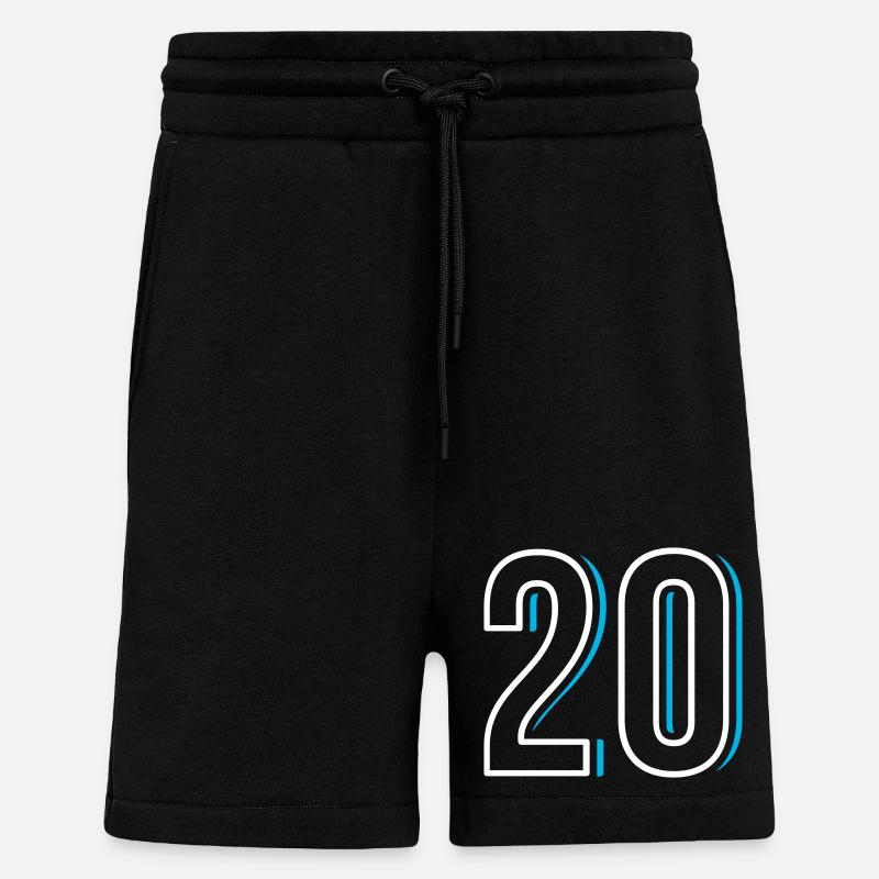 Nummer 20 - Zwanzig - Shorts - made by SPREAD - SOLID BLACK