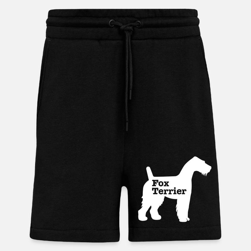 Fox-terrier - Short bio décontracté fabriqué en UE - SOLID BLACK