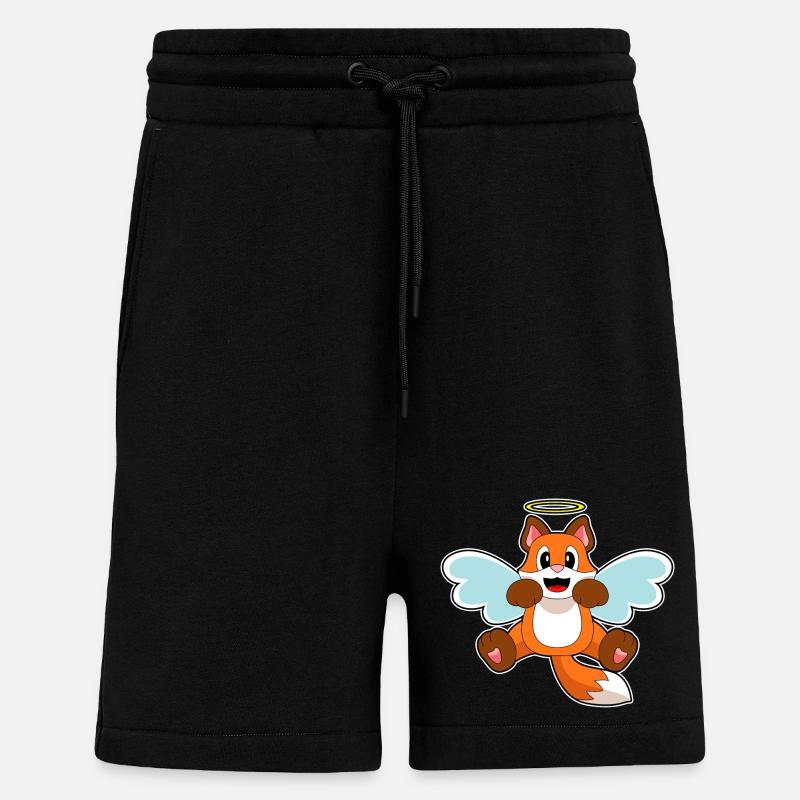 Fox Angel - Short bio décontracté fabriqué en UE - SOLID BLACK