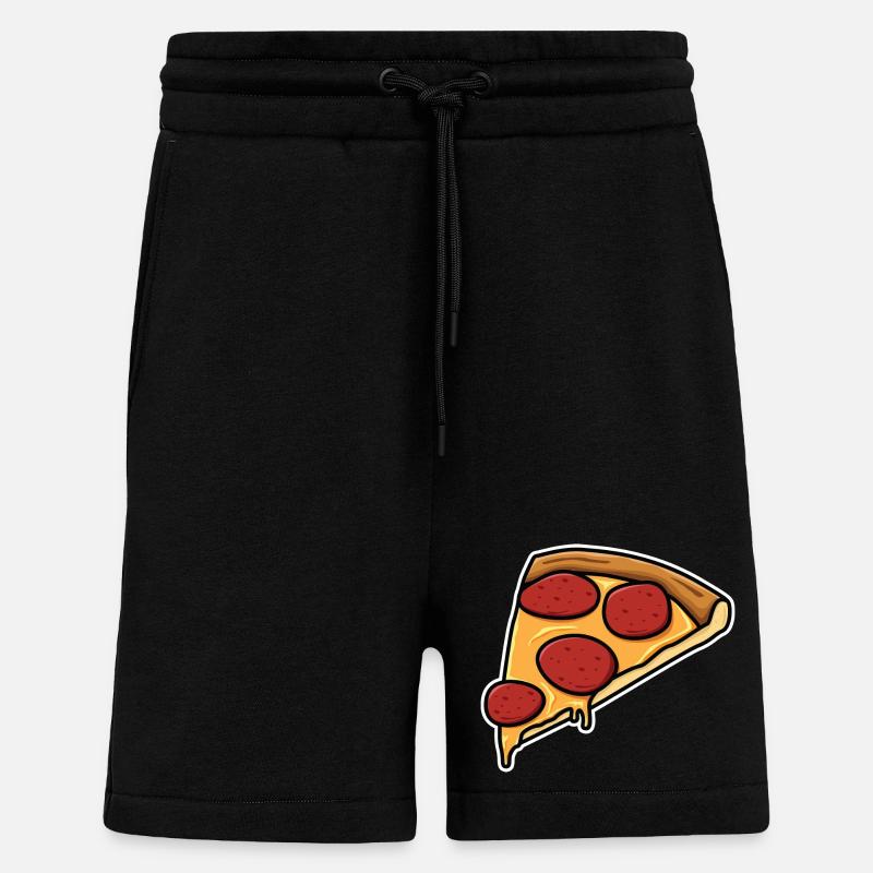 Pizzastück - Shorts - made by SPREAD - SOLID BLACK