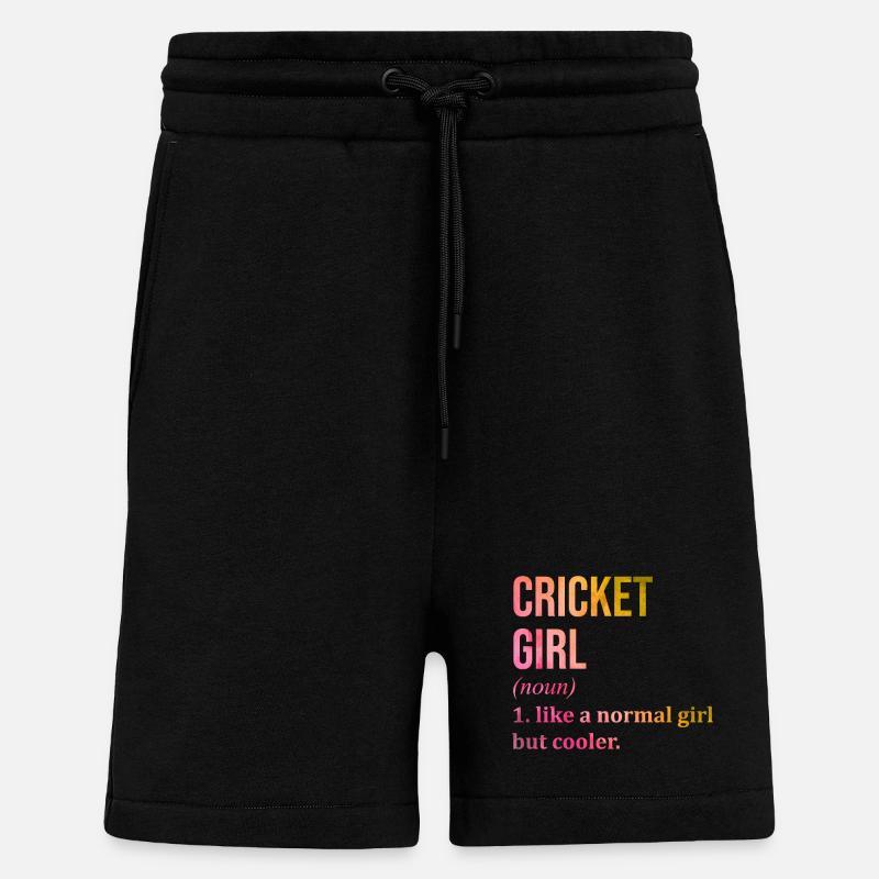 grillon - Short bio décontracté fabriqué en UE - SOLID BLACK