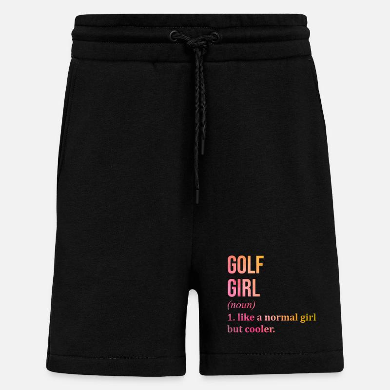 Golf - Short bio décontracté fabriqué en UE - SOLID BLACK