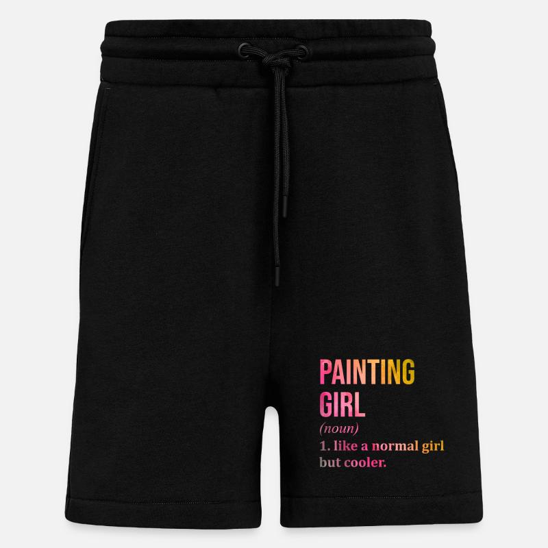 Gemälde - Shorts - made by SPREAD - SOLID BLACK