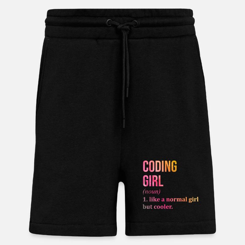 Codierung - Shorts - made by SPREAD - SOLID BLACK