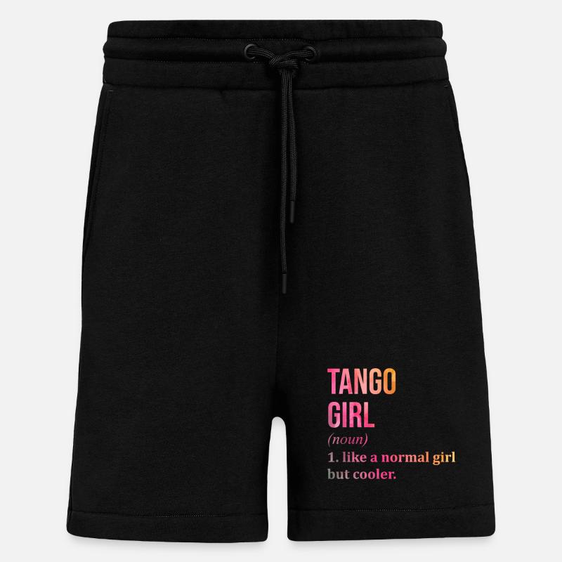 tango - Short bio décontracté fabriqué en UE - SOLID BLACK