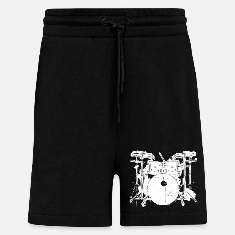 Percussion - Shorts - made by SPREAD - SOLID BLACK