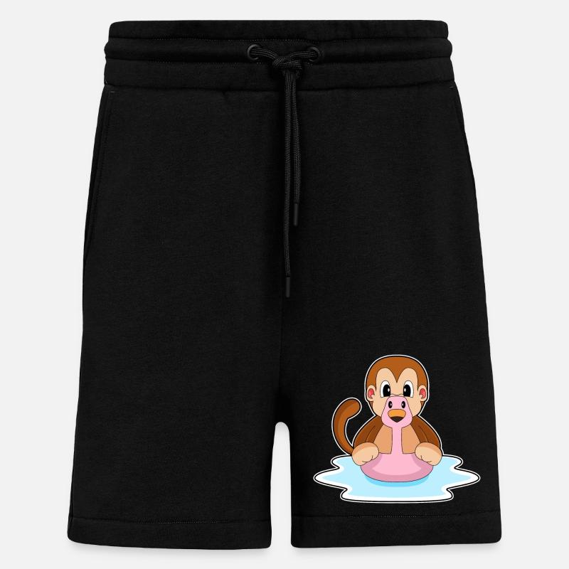 Affe Flamingo - Shorts - made by SPREAD - SOLID BLACK