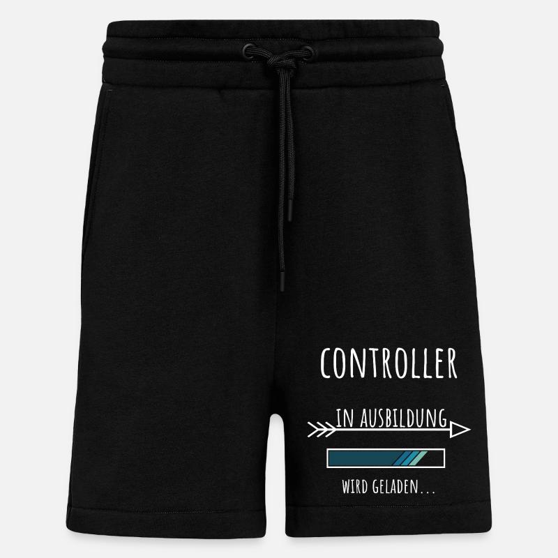 Controlling Studium Beruf Ausbildung Controller - Shorts - made by SPREAD - SOLID BLACK