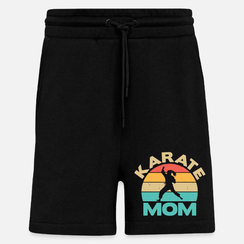 Karate Training Geschenke Karatetraining - Shorts - made by SPREAD - SOLID BLACK