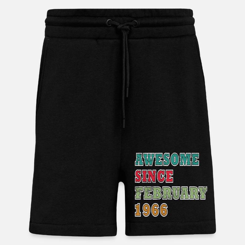 February 1966 - February 1966 Gift - Shorts - made by SPREAD - SOLID BLACK