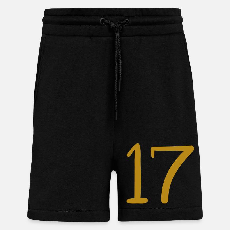 17 - Short bio décontracté fabriqué en UE - SOLID BLACK