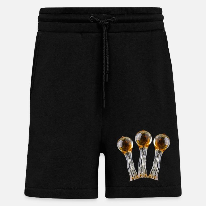 Harz Trichome - Shorts - made by SPREAD - SOLID BLACK