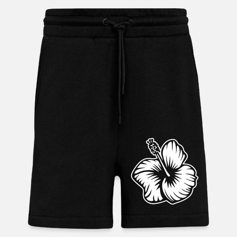 Hibiskus - Shorts - made by SPREAD - SOLID BLACK