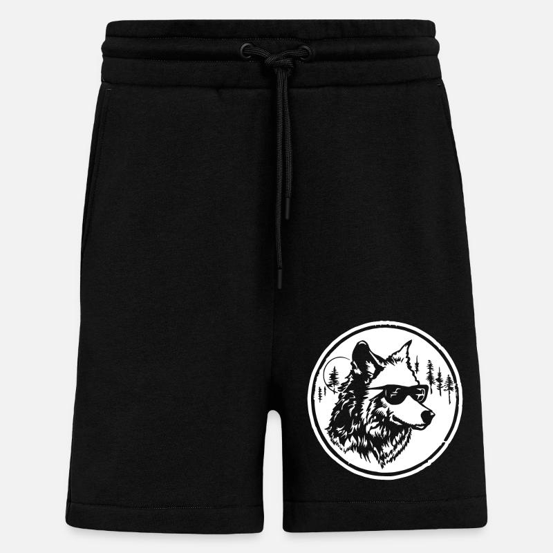 Wolf - Shorts - made by SPREAD - SOLID BLACK