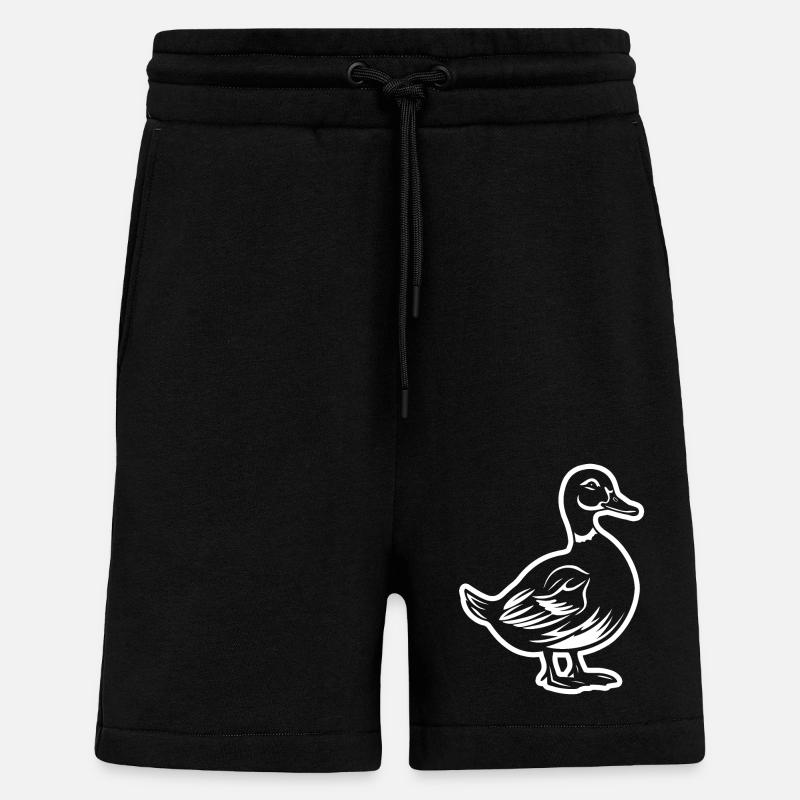 Duck Ducks - Shorts - made by SPREAD - SOLID BLACK